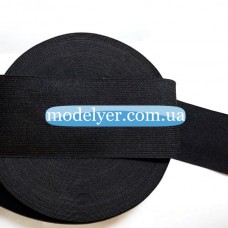 Резинка плоская 7 см (черный)